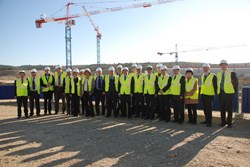 Ninth ITER Council: The delegates to the ninth ITER Council enjoyed a tour of the site works.<br /><br /> (Click to view larger version...)